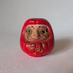 希少・一点物】達磨大師 陶器製 置物 縁起物 魔除け 昭和レトロ - メルカリ