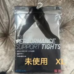 未使用　UNIQLO AIRism メンズ パフォーマンスサポートタイツXL 黒
