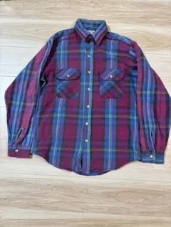 FIVE BROTHER USA製　ネルシャツ 70s 80s 古着 三角タグ