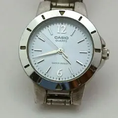 【稼働品】CASIO カシオ 腕時計 LTP-1177 シルバー レディースのサムネイル