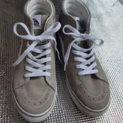 Vans ハイカットスニーカー グレー　24cm