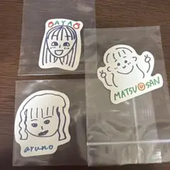 乃木カフェ　前期　似顔絵ステッカー