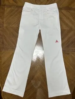 Le coq sportif レディース ゴルフ パンツ ホワイト サイズ11