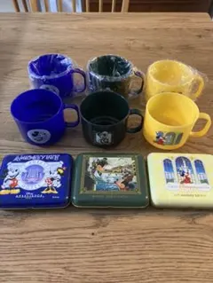 9個 ディズニーランドホテル ミラコスタ アンバサダー アメニティ缶 コップ