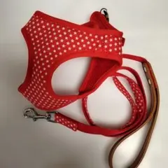 【専用】レッド 星柄 ハーネス SS