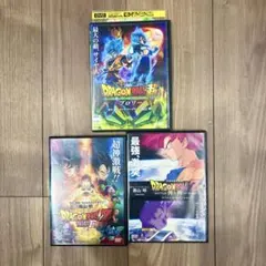 ドラゴンボール 劇場版 DVD 3本セット　レンタル落ちDVDのサムネイル