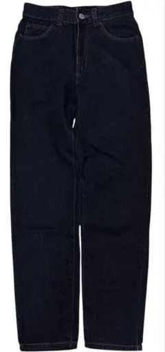 80s 90s wrangler ストレート ブラックデニム w27