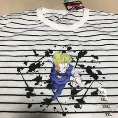 【新品】✨ユニクロ ドラゴンボールUT 18号 ボーダー Tシャツ XL人造人間