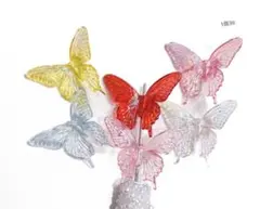 カスタムボールペン対応ビーズ　蝶々ビーズ