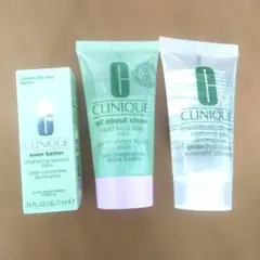 CLINIQUE ジェル状洗顔料・ジェリー状保湿液・化粧水