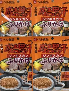 ♡北海道の味♡ベル食品♡ジンギスカンふりかけ♡20g♡4袋♡のサムネイル