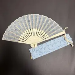 CELINE 扇子 ケース付き ロゴチャーム ノベルティ