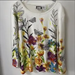 90s usa ビンテージ レア アート ロンT カットソー Tシャツ 古着