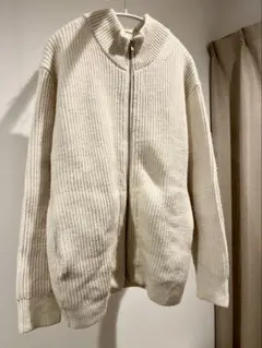 【ユナイテッドアローズグリーンレーベル】ジップ ニット カーディガン