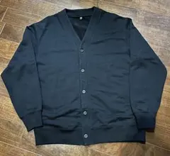 【美品】【廃盤】UNIQLO スウェットカーディガン　ブラック