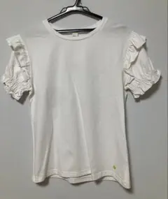 【新品・未着用】　キムラタン　レディース　肩フリルTシャツ　フリーサイズ