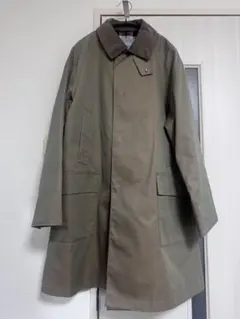 Barbour ロングコート サイズ32 クリーム色 コーデュロイ襟 - メルカリ