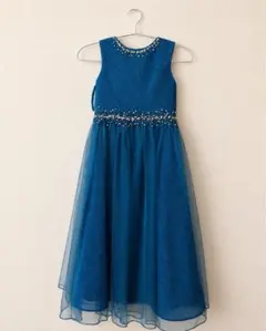 今月中 美品！TWEED DRESS ドレス 140 発表会 コンクール 演奏会