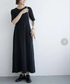 ニットロングワンピース