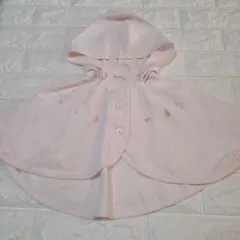 familiar　ファミリア　ポンチョ　ケープ　ピンク　ベビー