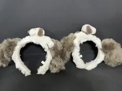USJスヌーピーぬいぐるみ付きカチューシャ2セット