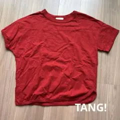 tang レッド 半袖Tシャツ　サイズ38のサムネイル