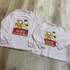 ガーフィールド　長袖　トップス　お揃い　110 140 ペアマノン