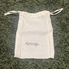Aesop リネン巾着袋 ホワイト