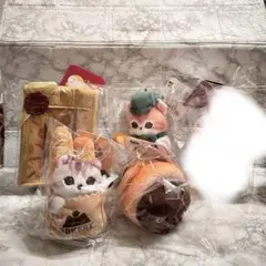 mofusand えびうさぎフルーツおべんとう パンにゃん BIGぬいぐるみ ③