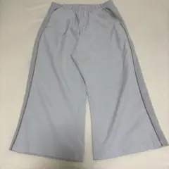 ellesse レディーステニスウエア グレー パンツ メッシュサイドライン