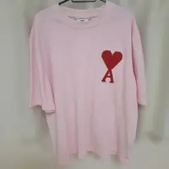 正規品】アミパリス ビッグハートロゴ Tシャツ SM アイボリー - メルカリ