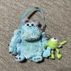 【希少】ディズニーリゾート モンスターズインク サリーとマイク ぬいぐるみポーチ