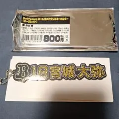 オリックスバファローズ 宮城大弥 ネームラメアクリルキーホルダー