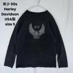 希少 00s Harley Davidson USA製 スタッズ イーグル