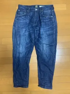 Back number 和紙デニム　テーパード　クロップド