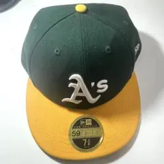 New Era 59FIFTY A's キャップ 7 3/8