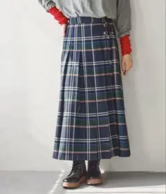 niko and... アソートキルトスカート　チェックスカート