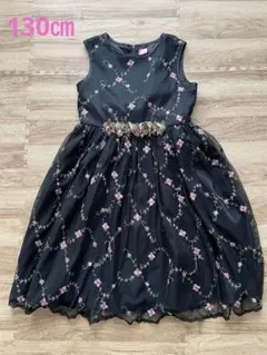 上品☆花柄刺繍ドレス