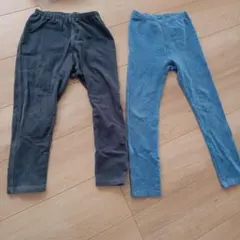 110cm・120cm ロングパンツ レギンス 2点 ユニクロ