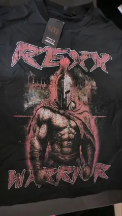 REXX WARRIOR グラフィックTシャツ ブラック S