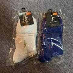 28-31cm インザペイント ソックス 白青セット