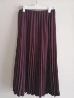 【美品】UNIQLO　ユニクロ　アコーディオンプリーツスカート
