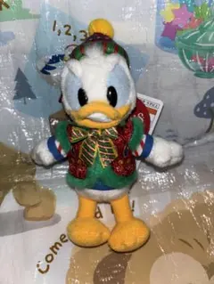 【ぬいぐるみバッジ】ディズニー クリスマス リルリンリン 2025 ドナルド