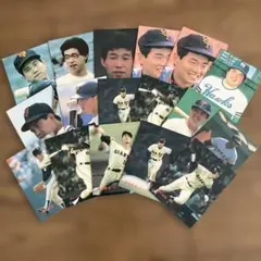 当時物】カルビー プロ野球カード 1985/1987年 巨人他　　17枚セット