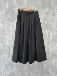 IENA イエナ ドット柄ジャガードタックスカート M 日本製