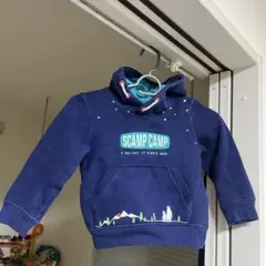 SCAMP CAMP ネイビーパーカー 110cm