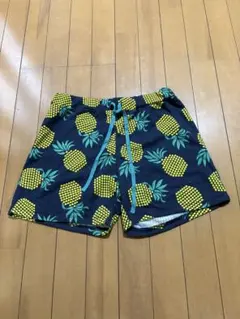 GU パイナップル柄 ハーフパンツ ショートパンツ ネイビーのサムネイル