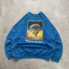 ギルダン USA古着 気球 カジノ バックプリント スウェット トレーナー XL