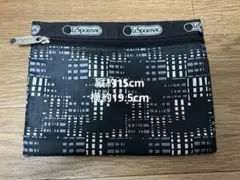 LeSportsac 幾何学模様 ポーチ 中型