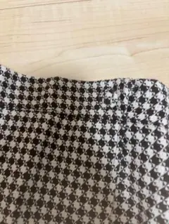千鳥柄ハウンドトゥースパターン Aラインミニスカート